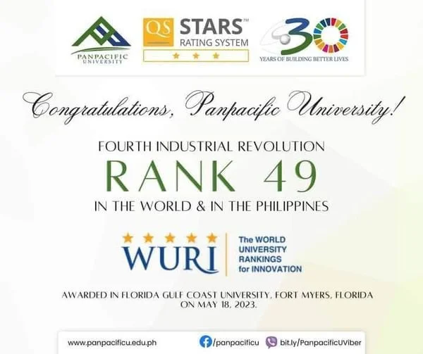 PANPACIFIC UNIVERSITY RECOGNIZE AS WORLD UNIVERSITY WITH REAL IMPACT