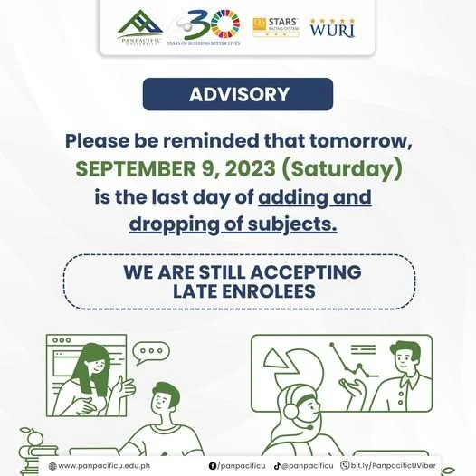 [ADVISORY] September 9, 2023