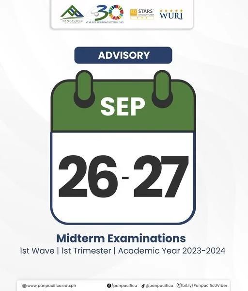 [ADVISORY] [MIDTERM EXAMINATIONS]