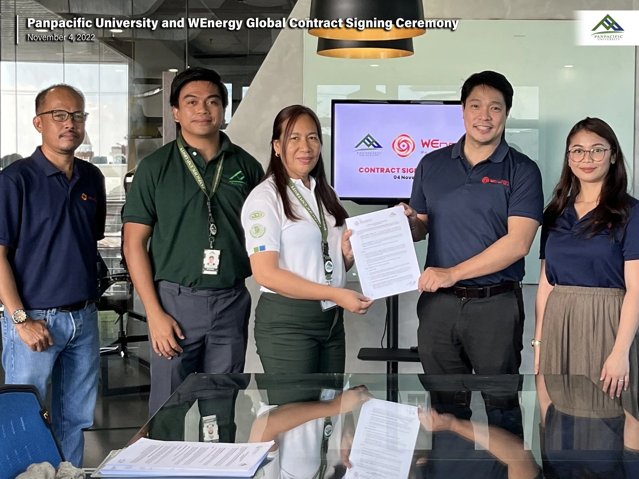 Contract Signing Ceremony