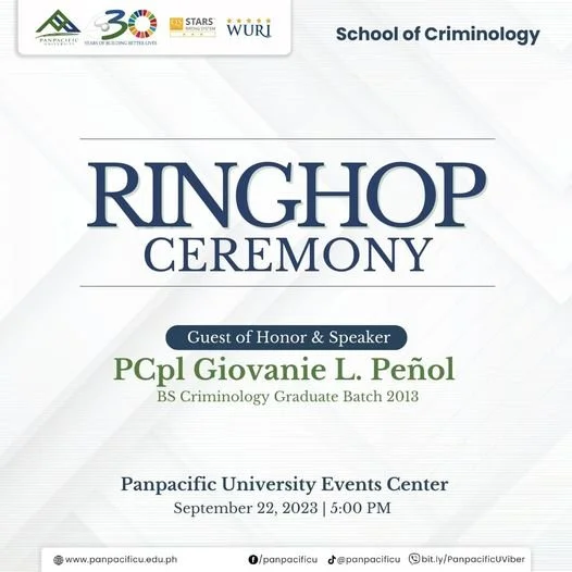 [RINGHOP CEREMONY] [SCHOOL OF CRIMINOLOGY]