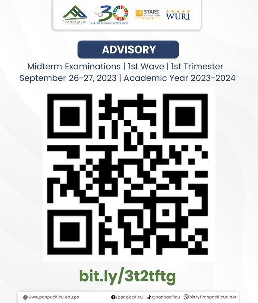 [ADVISORY] [EXAMINATION DATES]