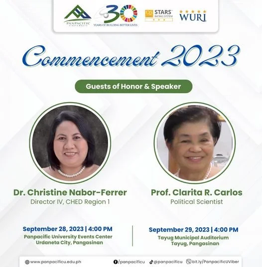 COMMENCEMENT 2023 GUESTS OF HONOR &amp; SPEAKER