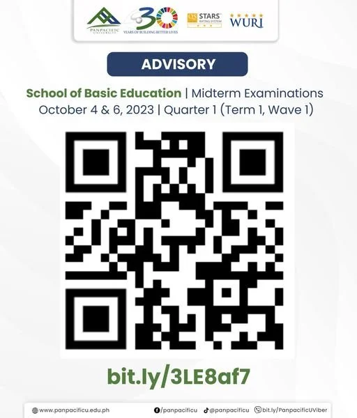 [SCHOOL OF BASIC EDUCATION] [QUARTER EXAMINATION] [URDANETA]