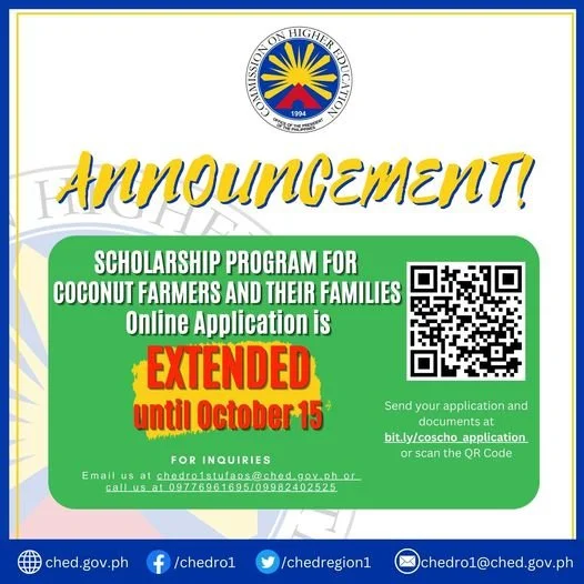 [SCHOLARSHIPS]Online Application is EXTENDED