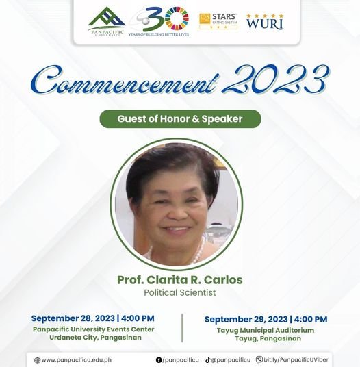 COMMENCEMENT 2023 GUEST OF HONOR &amp; SPEAKER