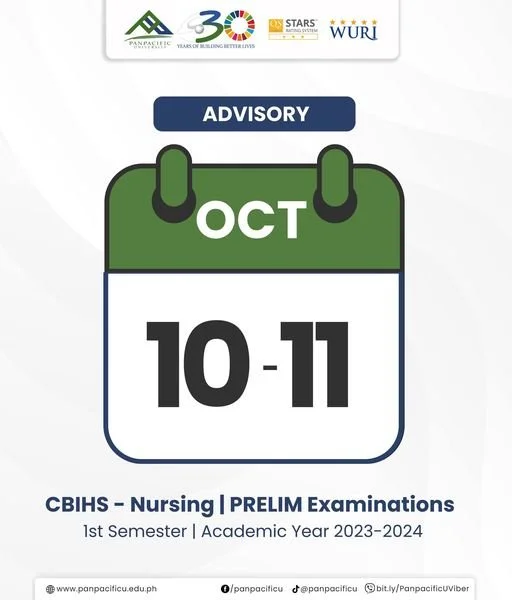 CBIHS EXAMINATION DATES