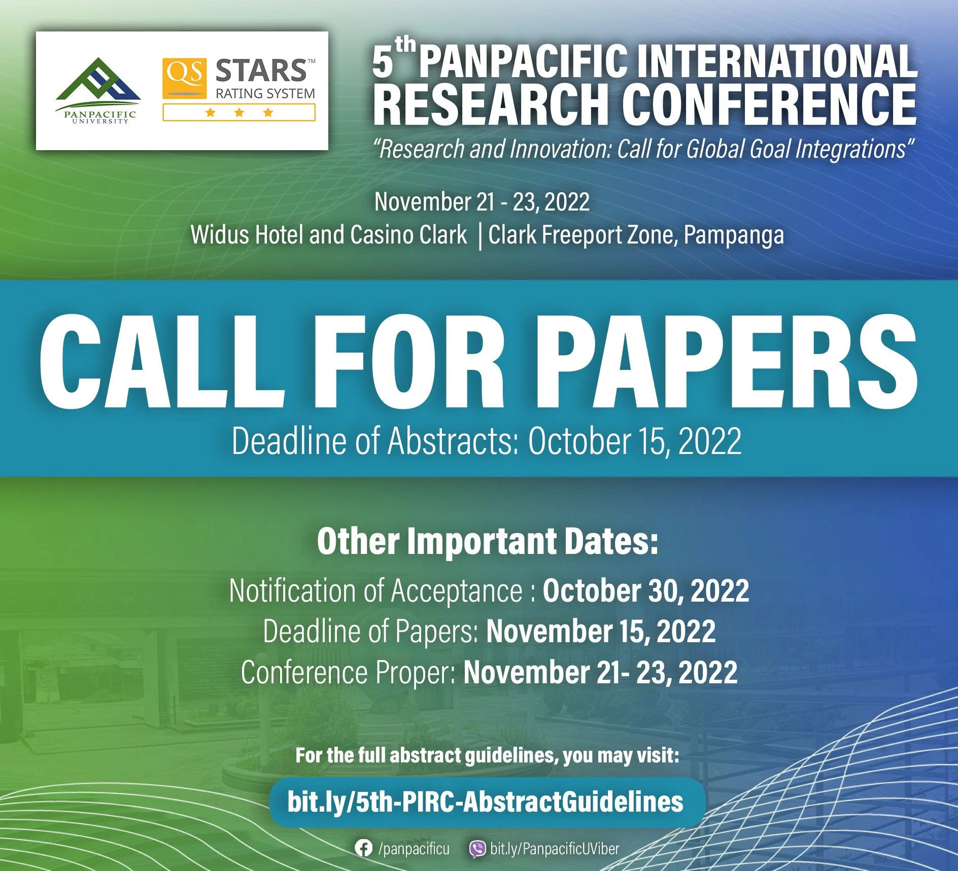 5TH Panpacific International Research Conference