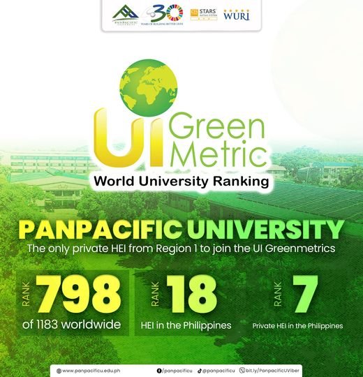 Congratulations Panpacific University
