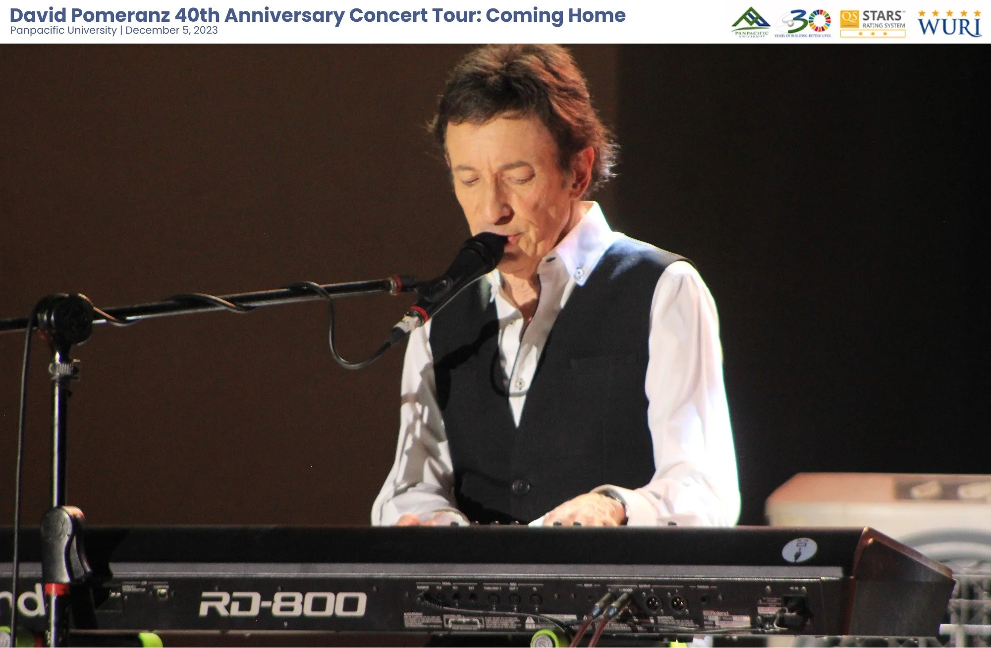 David Pomeranz 40th Anniversary Concert Tour: Coming Homing