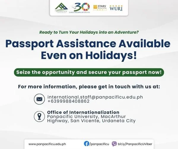 Panapacific University Passport Assistance
