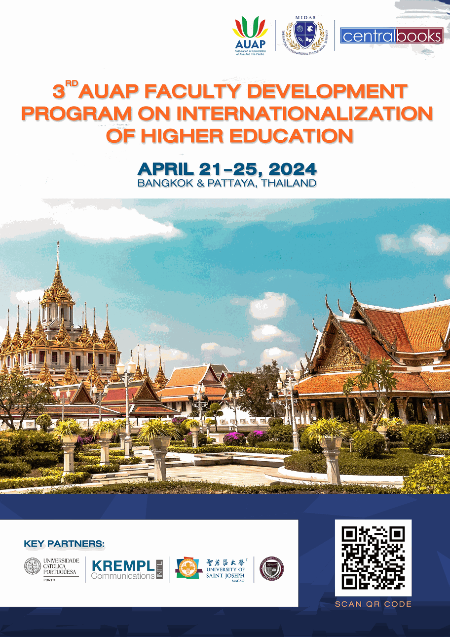 JUST IN | The 3rd Faculty Development Program on Internationalization of Higher Education