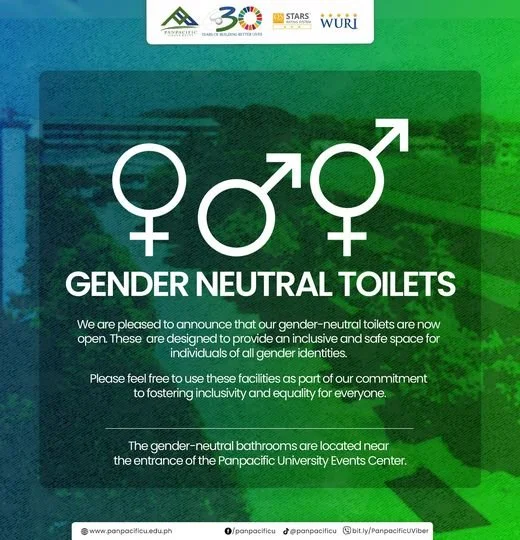 [ADVISORY] [GENDER NEUTRAL TOILETS]