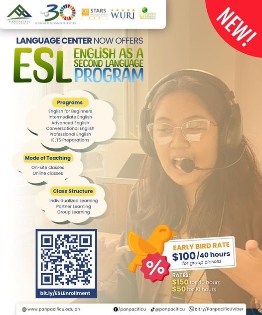 [LANGUAGE CENTER] [ESL] [NEW OFFERING]