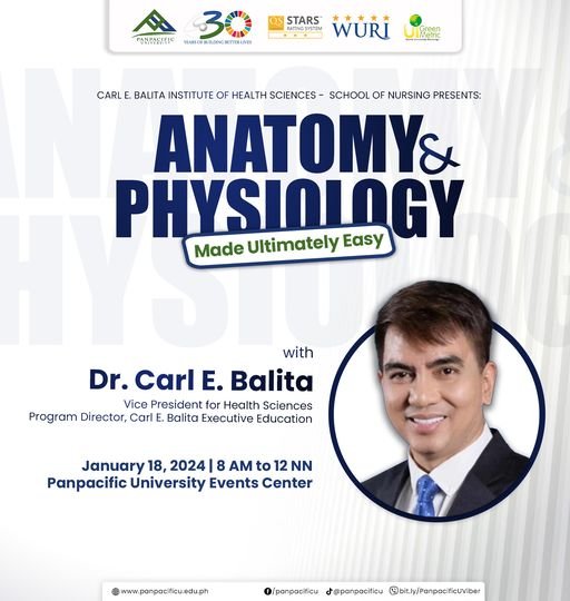 [DR. CARL E. BALITA] [ANATOMY AND PHYSIOLOGY MADE EASY] [SEMINAR]