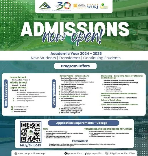 [ADMISSIONS OPEN] [ACADEMIC YEAR 2024-2025]