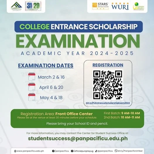 [COLLEGE] [ENTRANCE SCHOLARSHIP EXAMINATION]