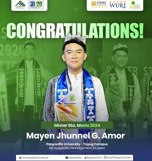 Congratulations to Mr. Mayen Jhunnel G. Amor