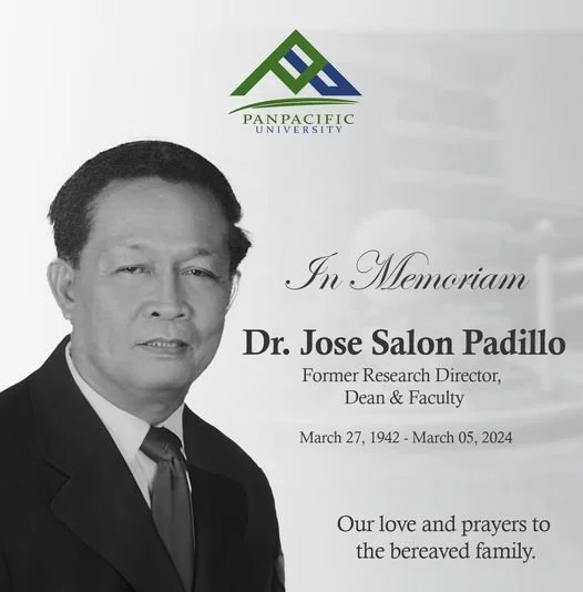 In Memoriam Dr. Jose Salon Padillo