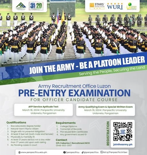 Join the Army - Be a Platoon Leader