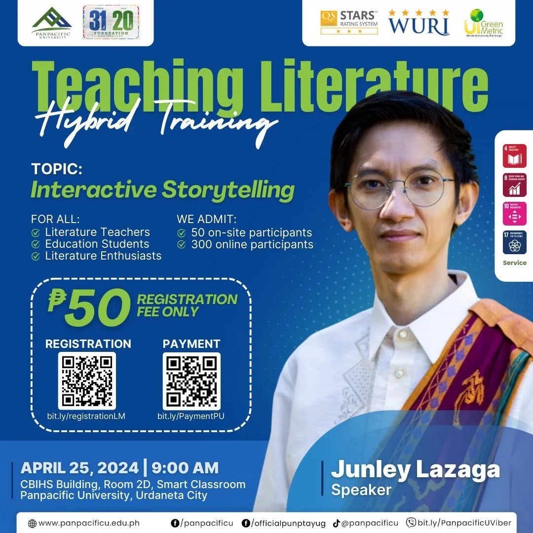 [PANPACIFIC LANGUAGE CENTER] [TEACHING LITERATURE HYBRID TRAINING]