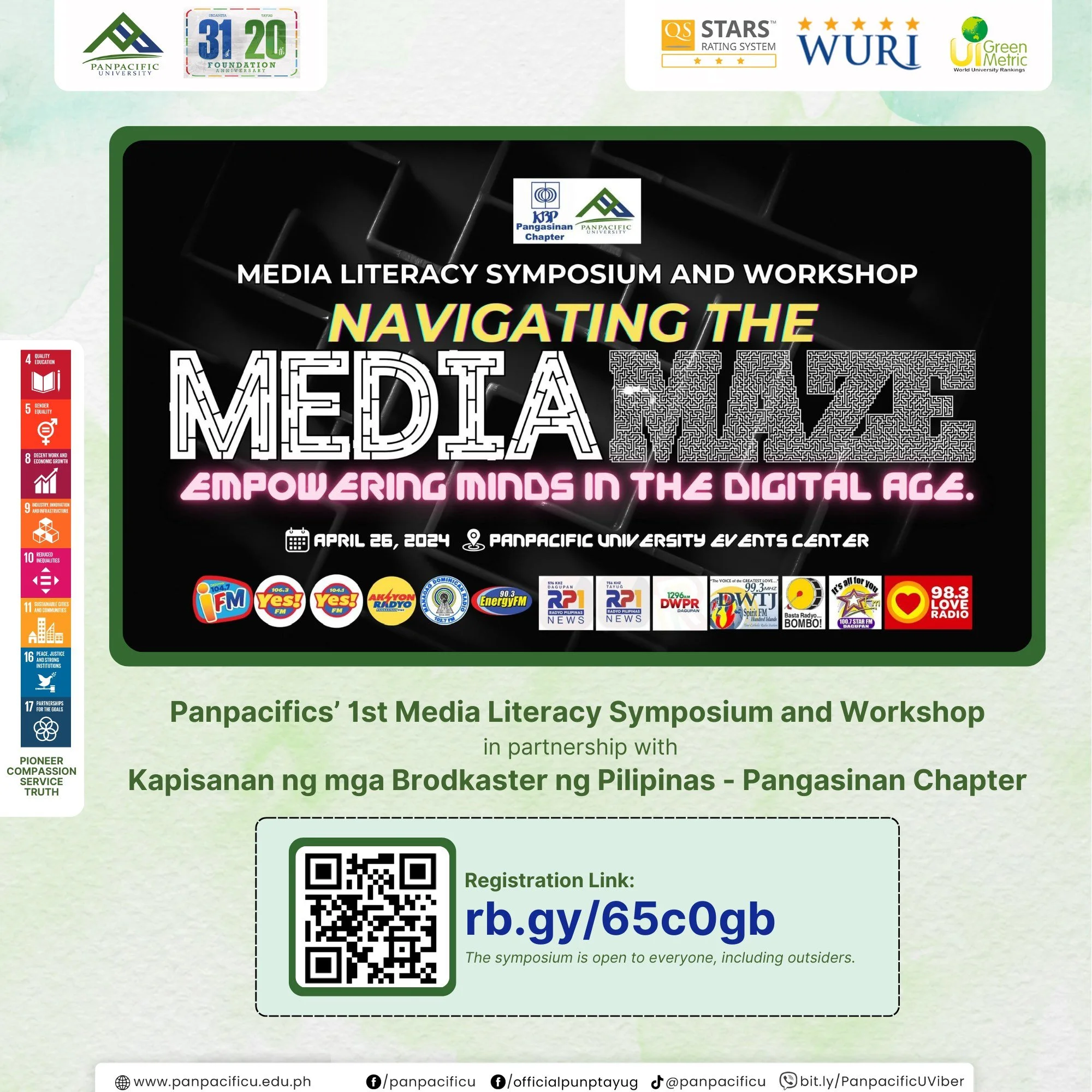 [MEDIA LITERACY SYMPOSIUM AND WORKSHOP]