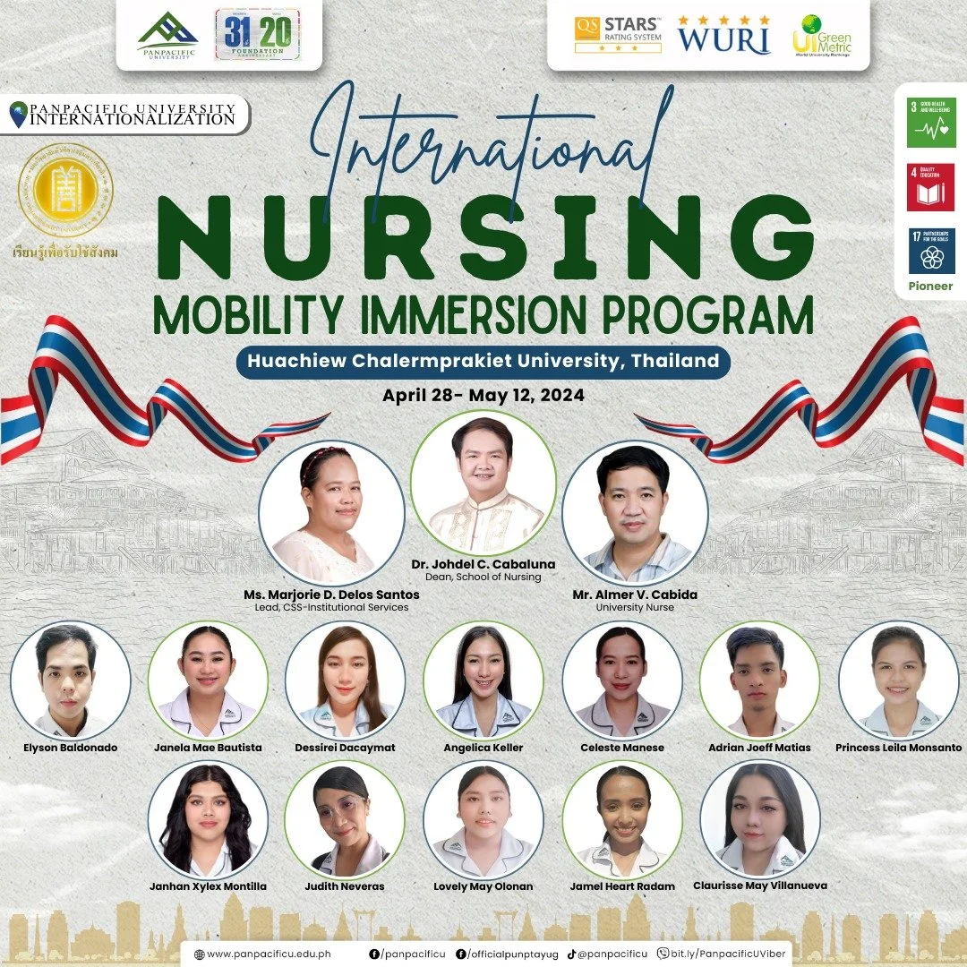 [INTERNATIONALIZATION] [International Nursing Mobility Immersion Program]