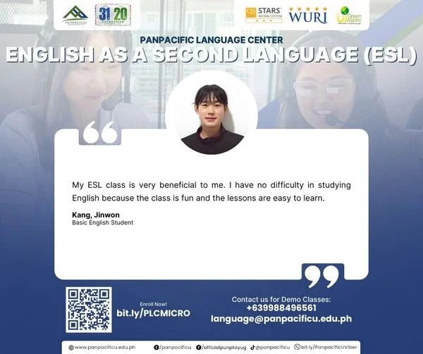 [PANPACIFIC LANGUAGE CENTER] [ENGLISH AS A SECOND LANGUAGE CLASSES]