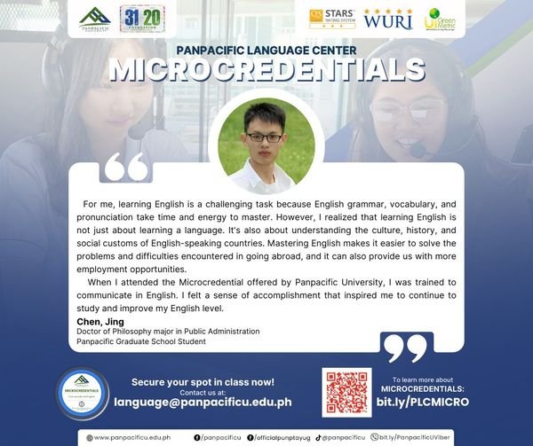 [PANPACIFIC LANGUAGE CENTER] [MICROCREDENTIAL]