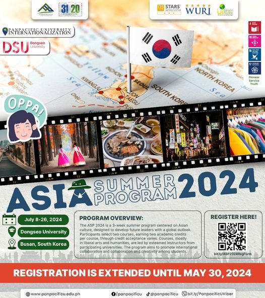[INTERNATIONALIZATION [EXTENDED REGISTRATION] [ASIA SUMMER PROGRAM 2024]