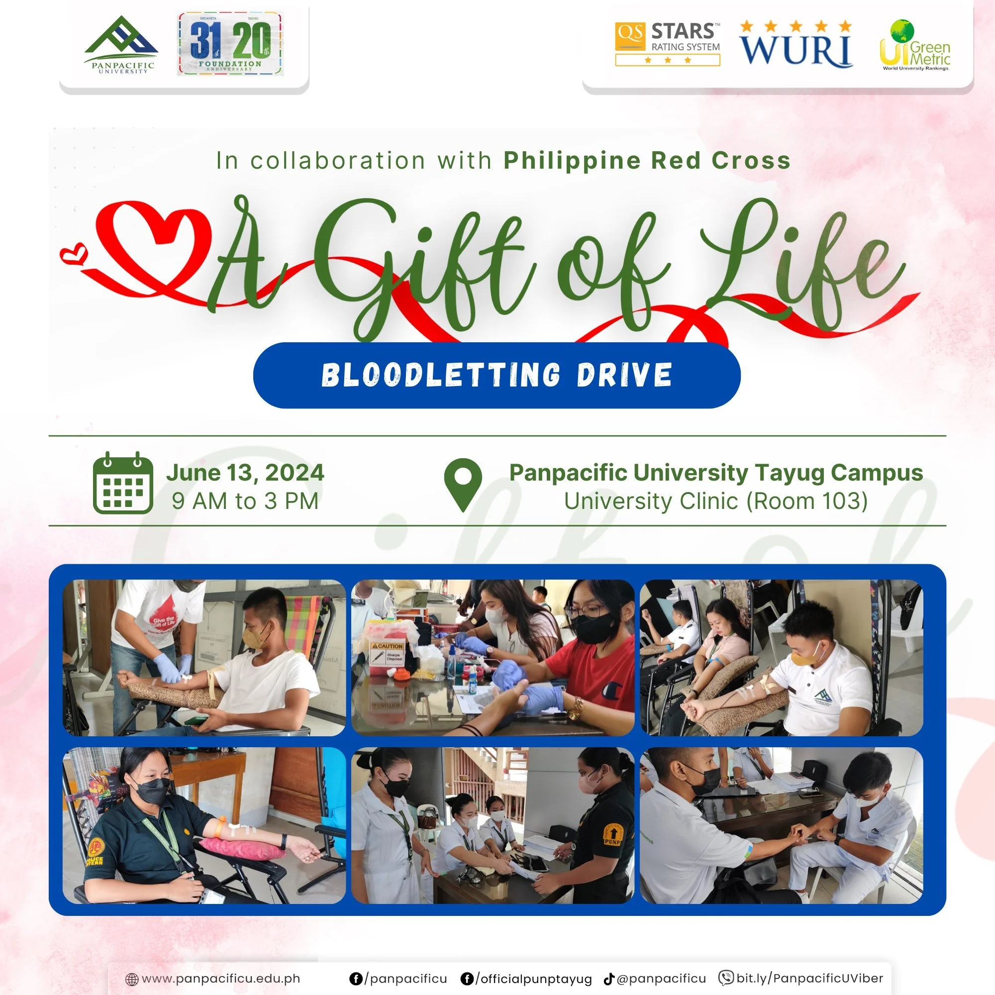 [BLOODLETTING] [A GIFT OF LIFE] [TAYUG CAMPUS]
