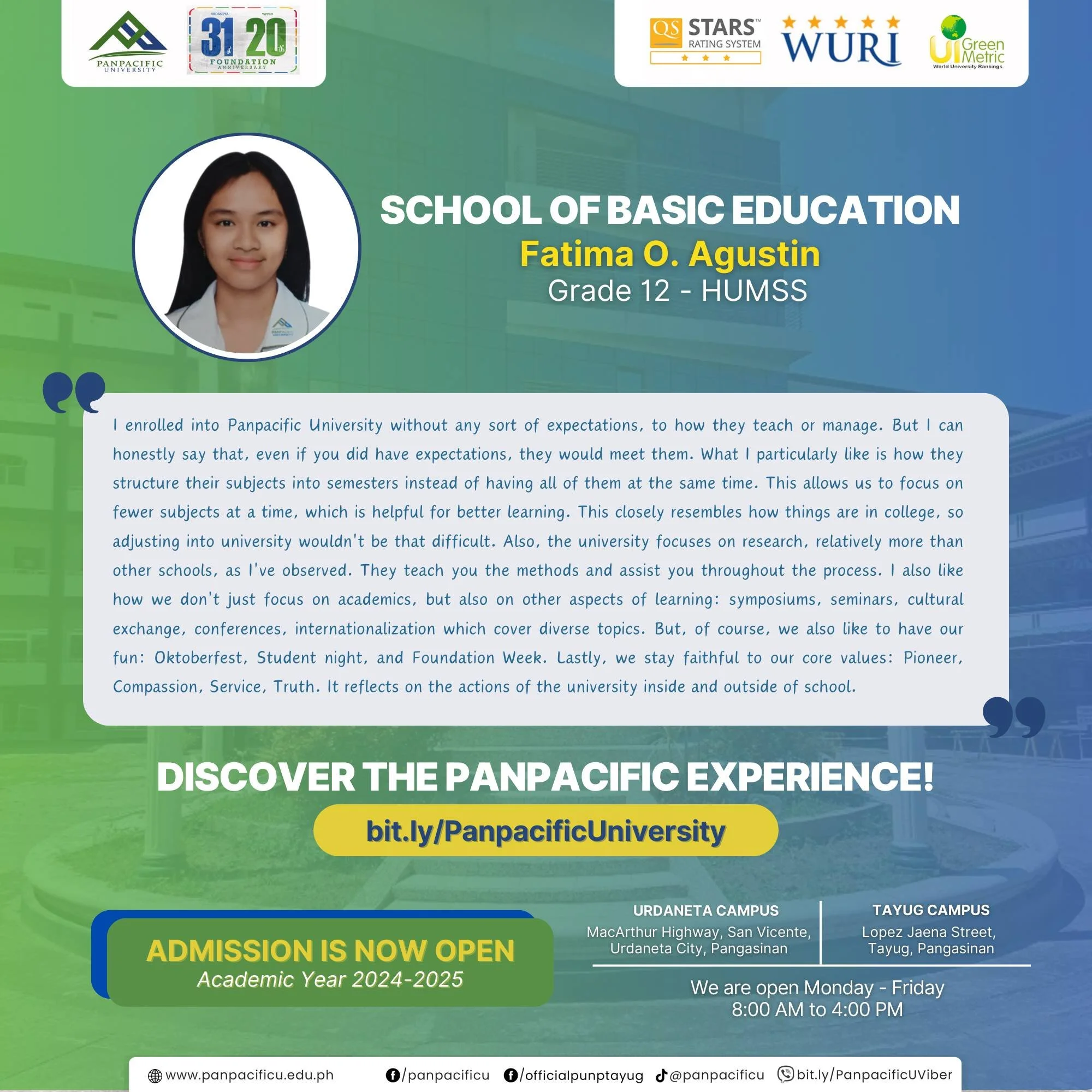 Explore your passion with us!