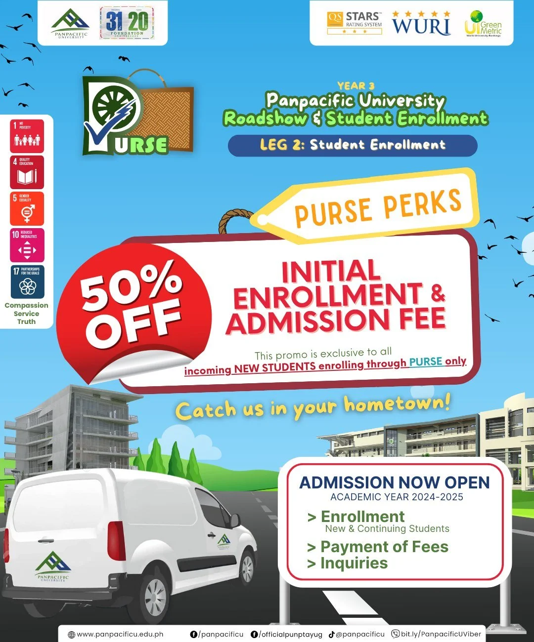 [PURSE] [LEG 2] [STUDENT ENROLLMENT] [PROMO]