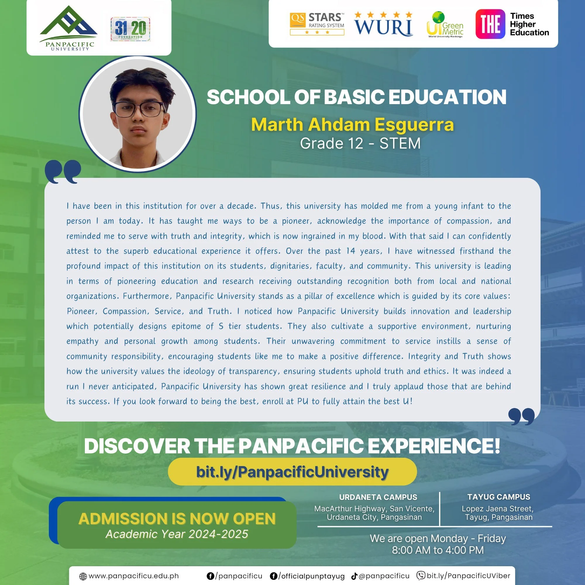 [SCHOOL OF BASIC EDUCATION] [STEM]