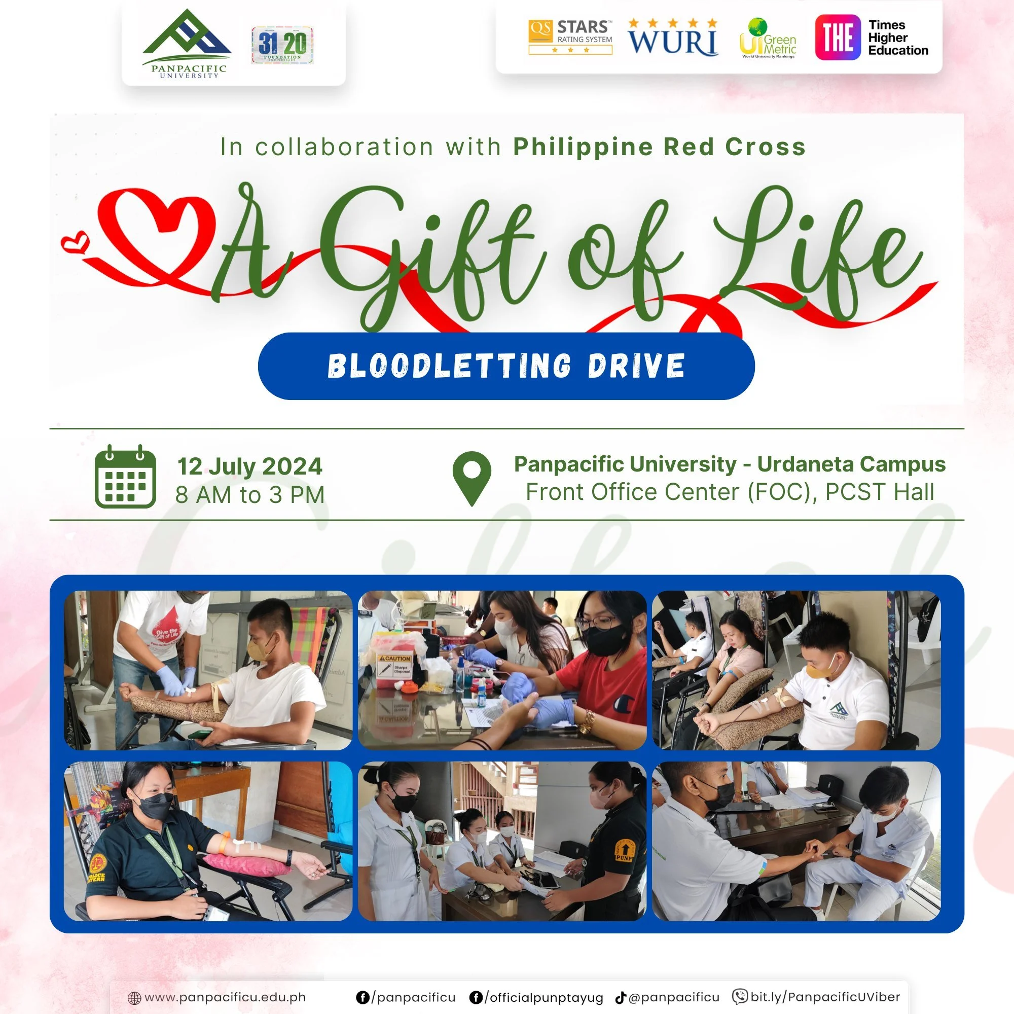 [BLOODLETTING] [A GIFT OF LIFE] [URDANETA CAMPUS]