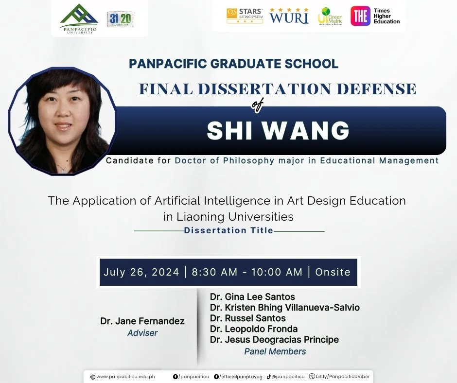 [PGS] [PROPOSAL AND FINAL DISSERTATION DEFENSE]