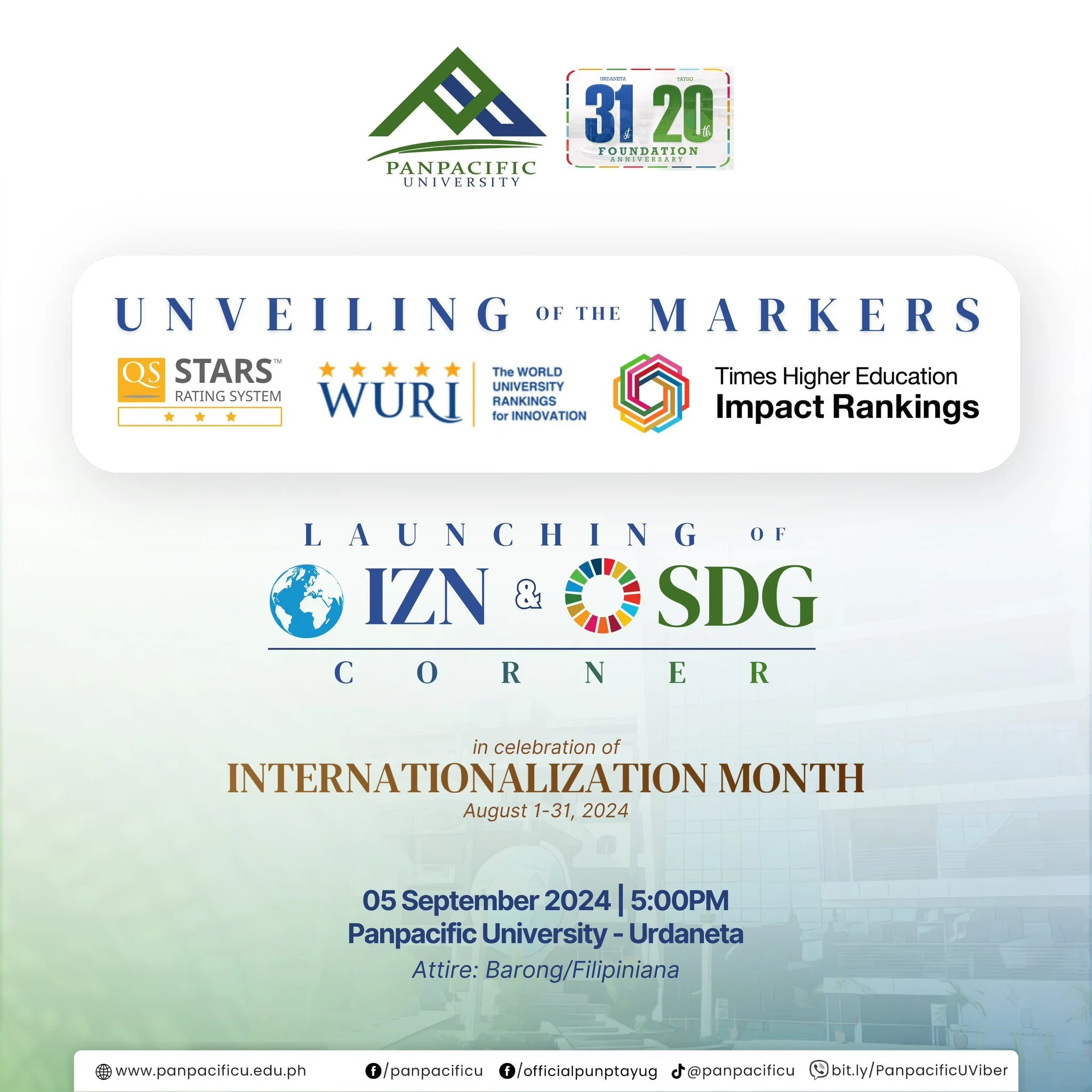 [UNVEILING OF THE MARKERS]