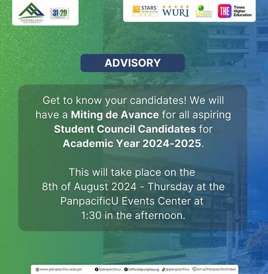 [MITING DE AVANCE] [STUDENT COUNCIL]
