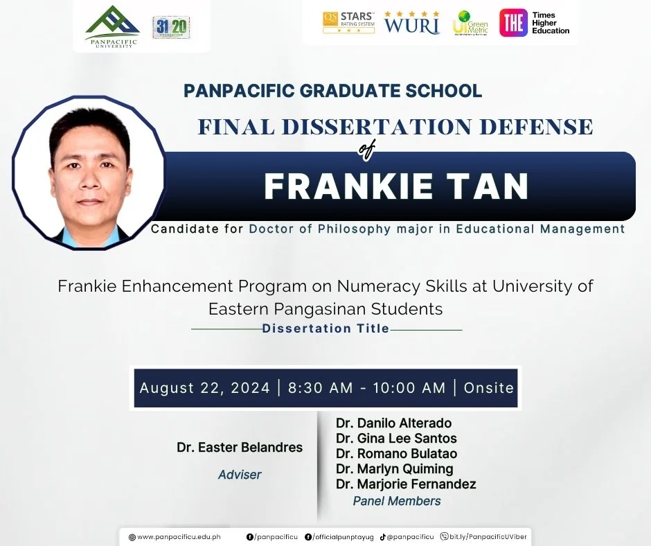 [PANPACIFIC GRADUATE SCHOOL]
