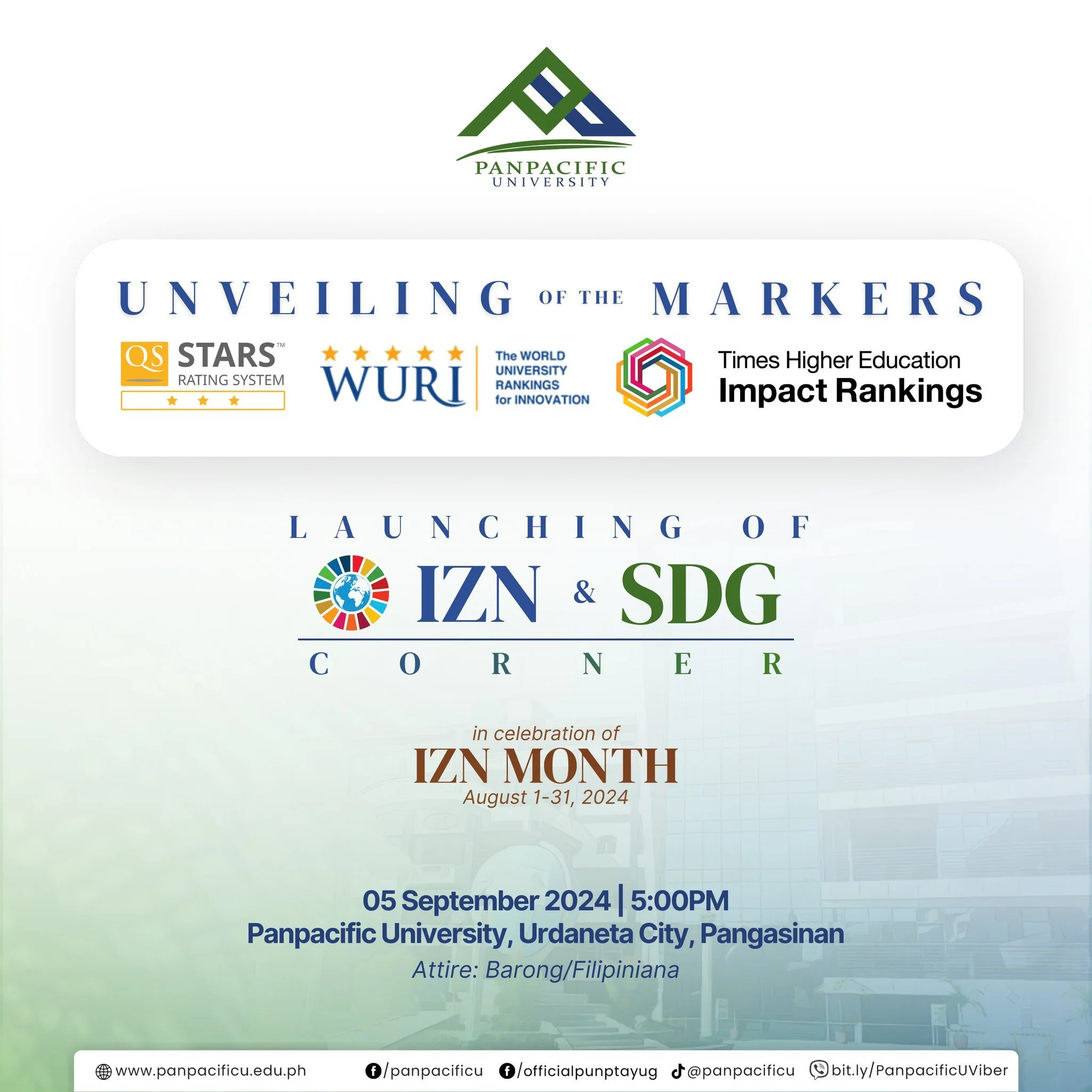 [UNVEILING OF THE MARKERS]