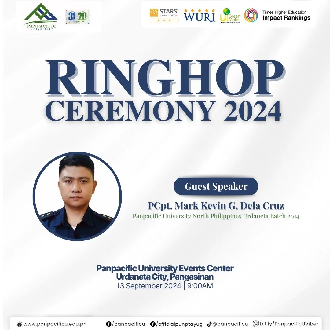 [SCHOOL OF CRIMINOLOGY] [RINGHOP CEREMONY]
