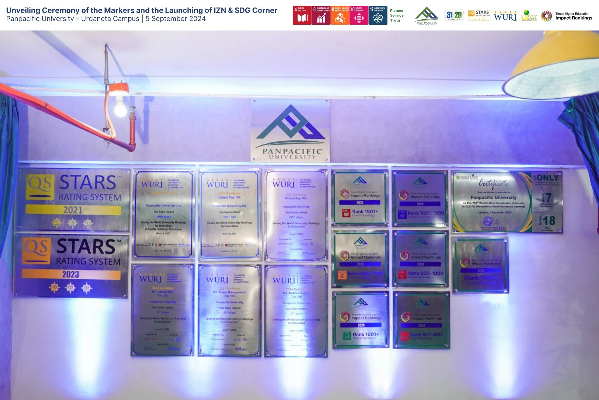 [UNVEILING OF THE MARKERS] [LAUNCHING OF IZN AND SDG CORNER] [PART 1]