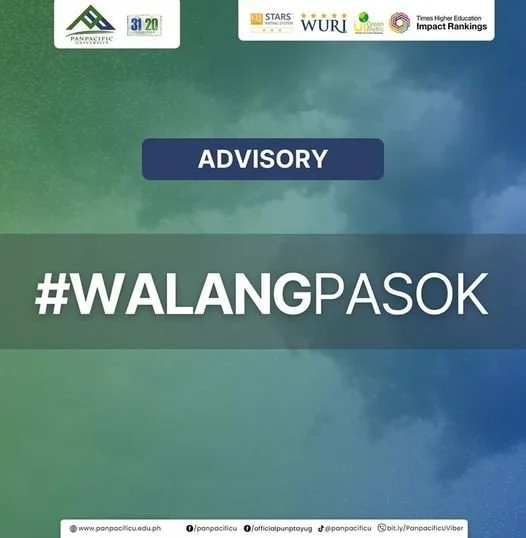 [ADVISORY] [WALANG PASOK]