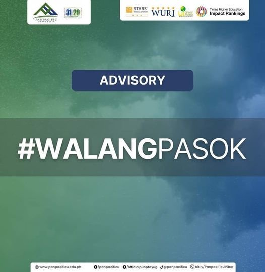 [ADVISORY] [WALANG PASOK]