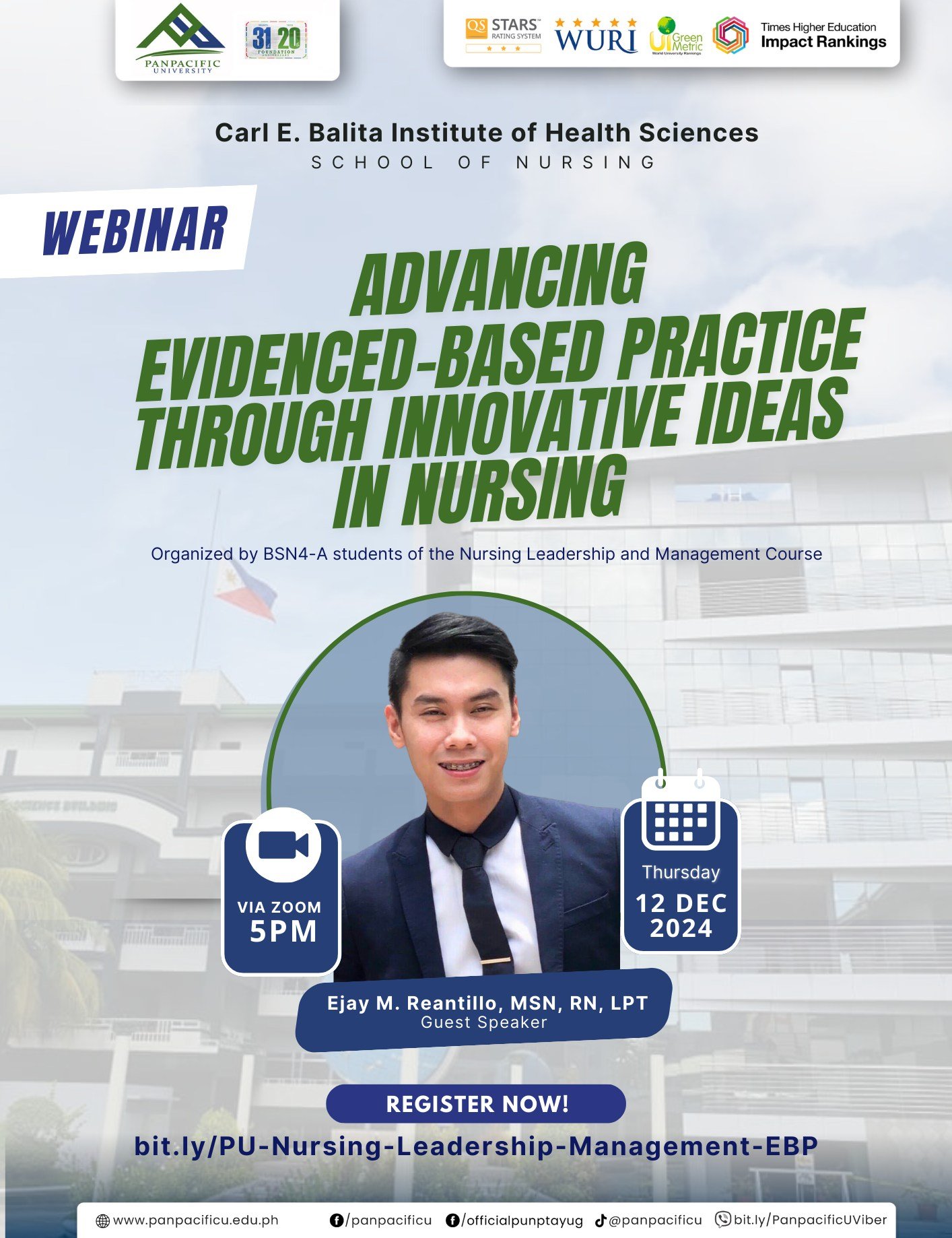 [WEBINAR] [CBIHS-NURSING] 