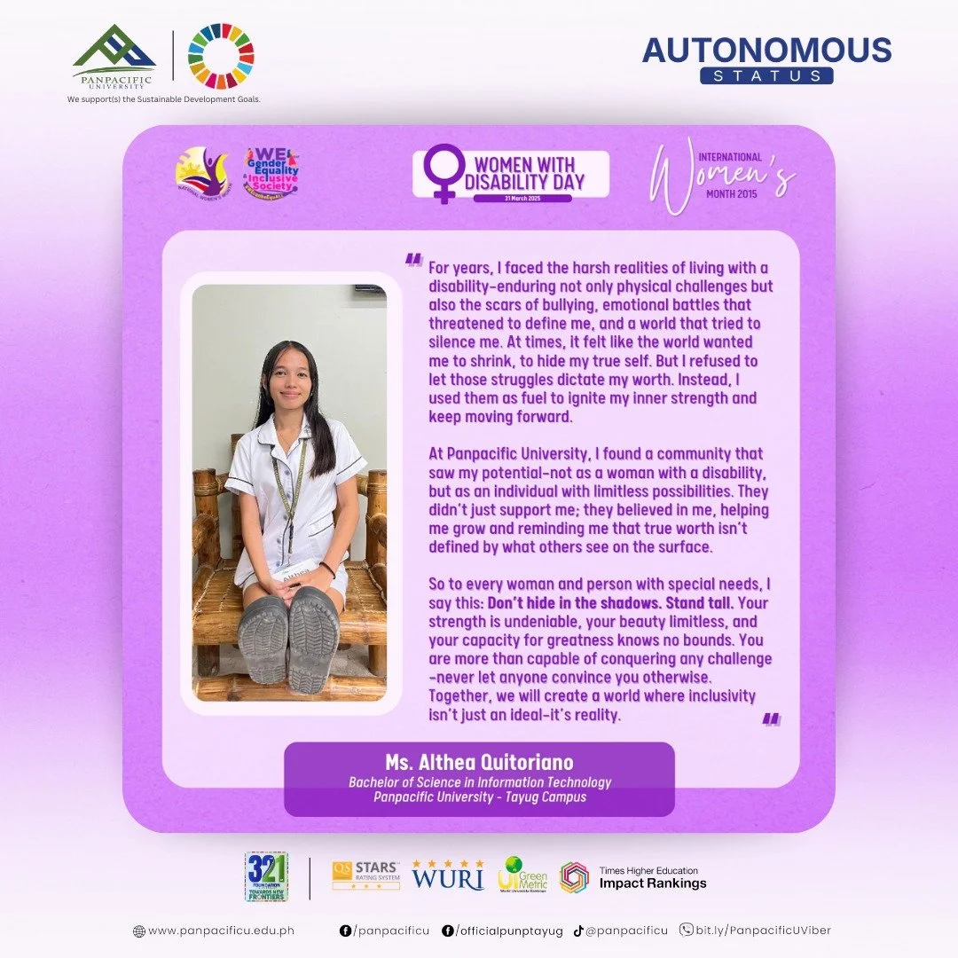 [WOMEN WITH DISABILITY DAY]