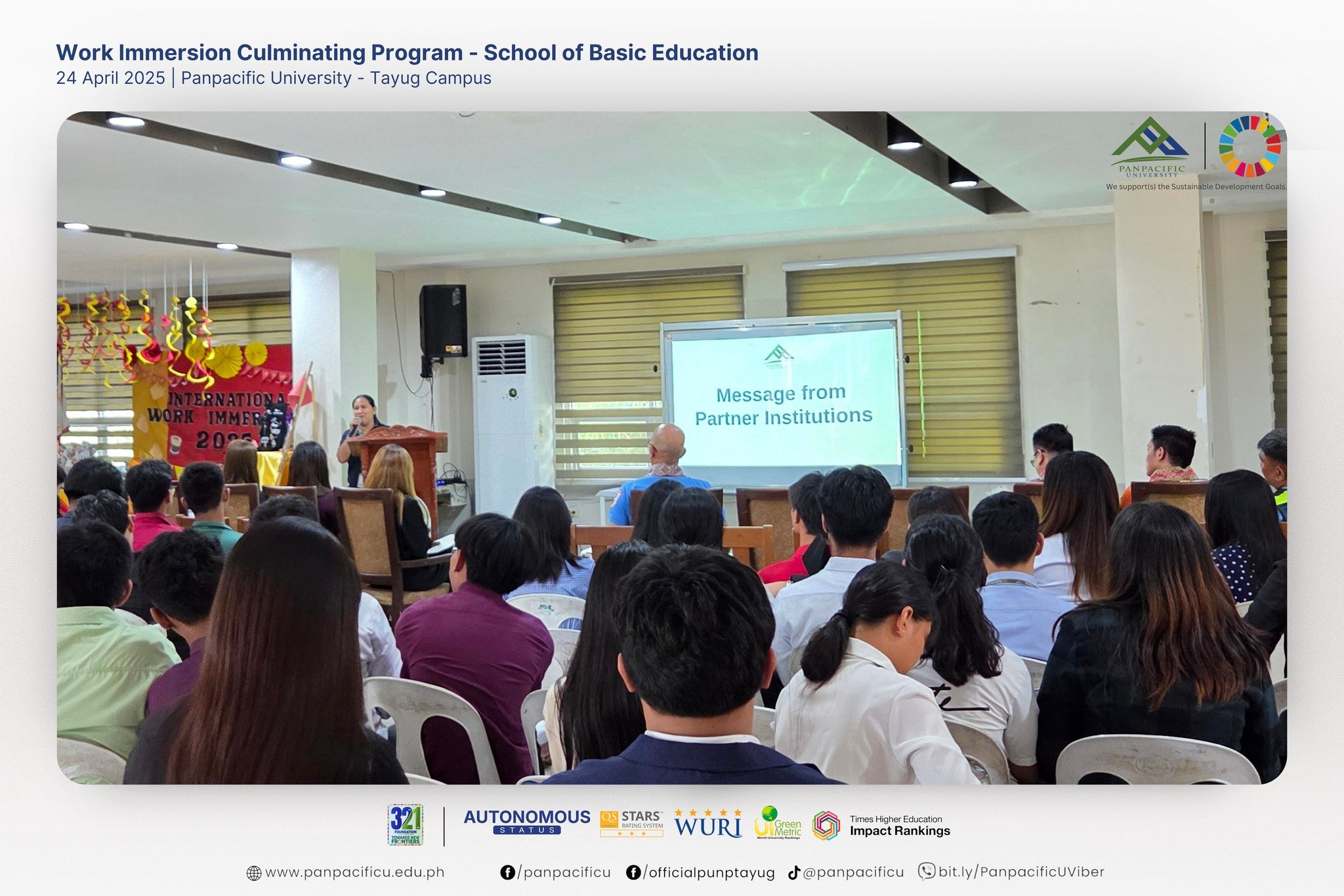 [Work Immersion Culminating Program]