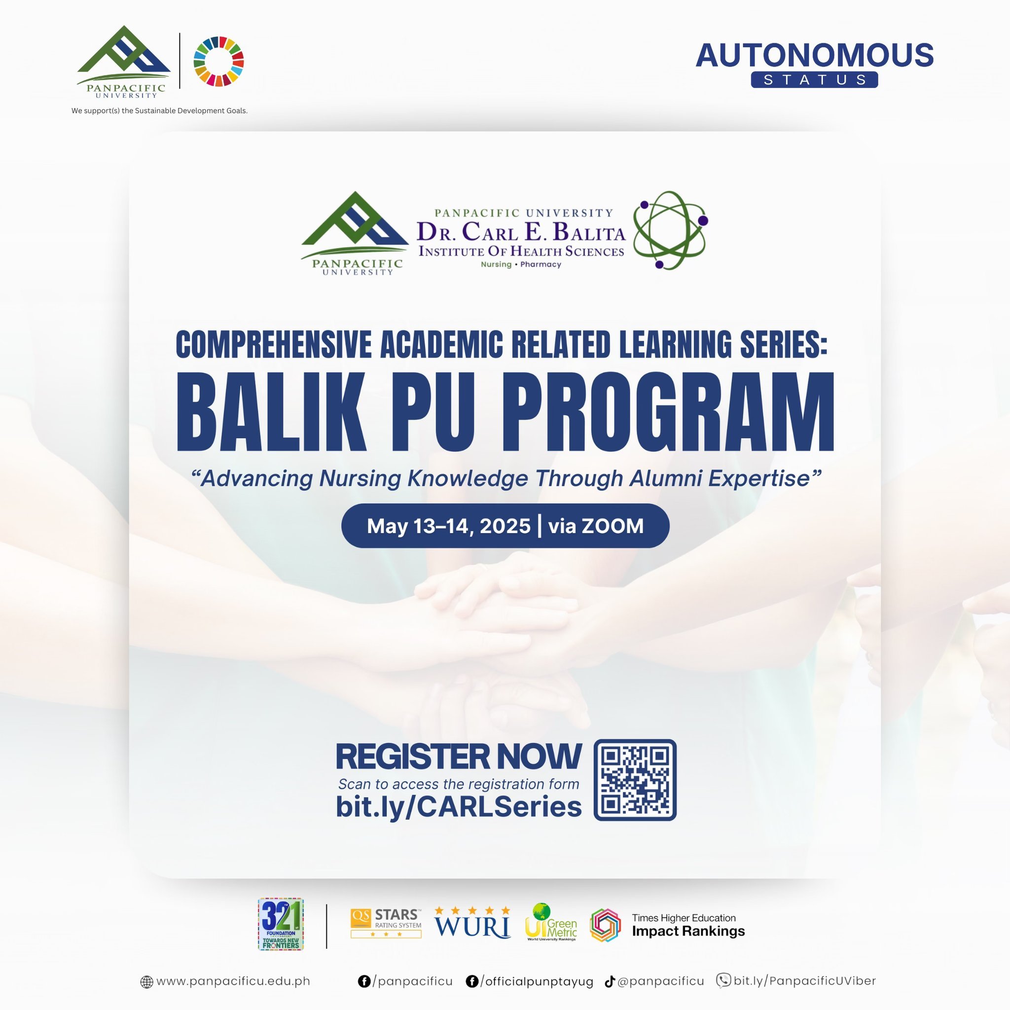 [COMPREHENSIVE ACADEMIC RELATED LEARNING SERIES: BALIK PU PROGRAM]