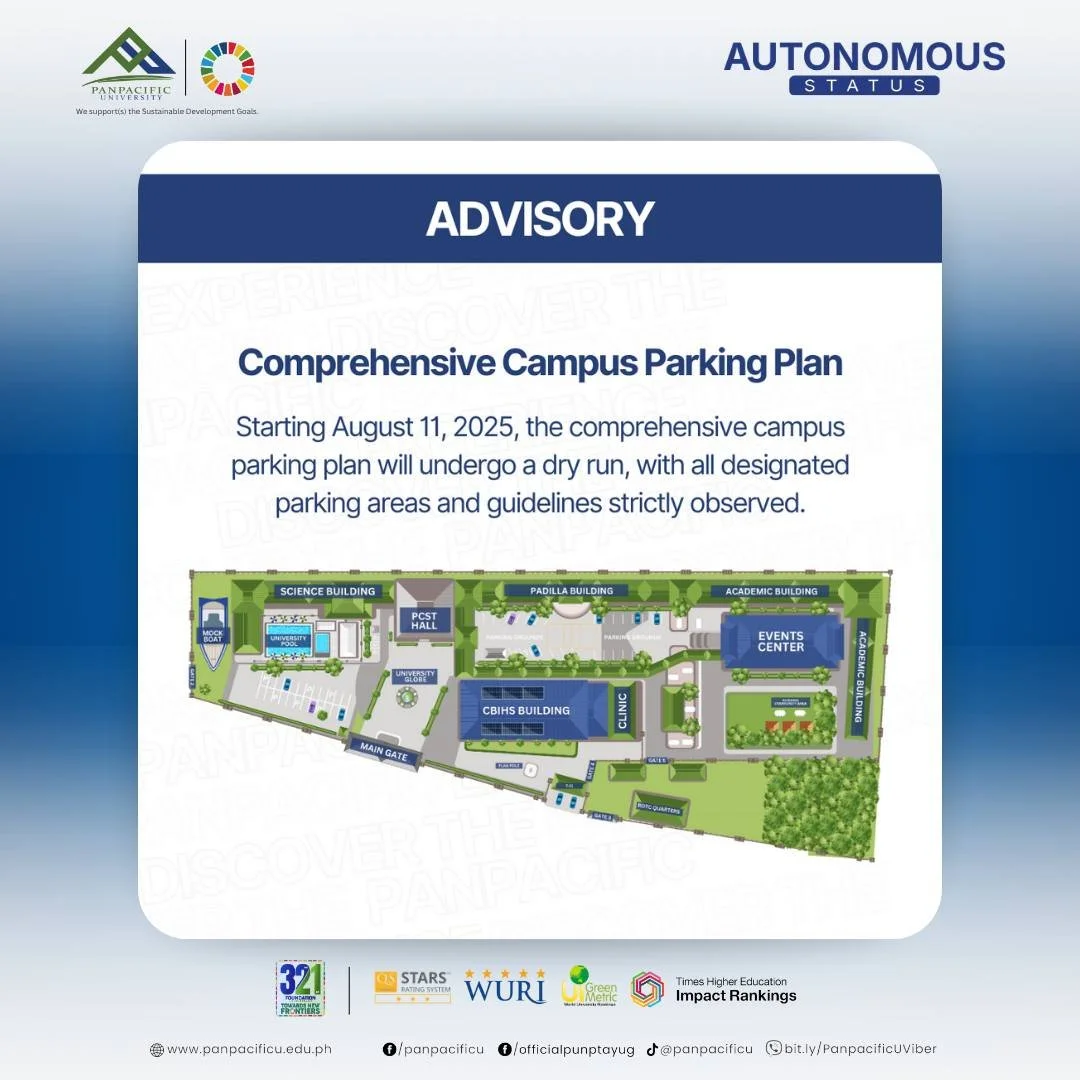 [ADVISORY] 𝐂𝐨𝐦𝐩𝐫𝐞𝐡𝐞𝐧𝐬𝐢𝐯𝐞 𝐏𝐚𝐫𝐤𝐢𝐧𝐠 𝐏𝐥𝐚𝐧 𝐈𝐦𝐩𝐥𝐞𝐦𝐞𝐧𝐭𝐚𝐭𝐢𝐨𝐧