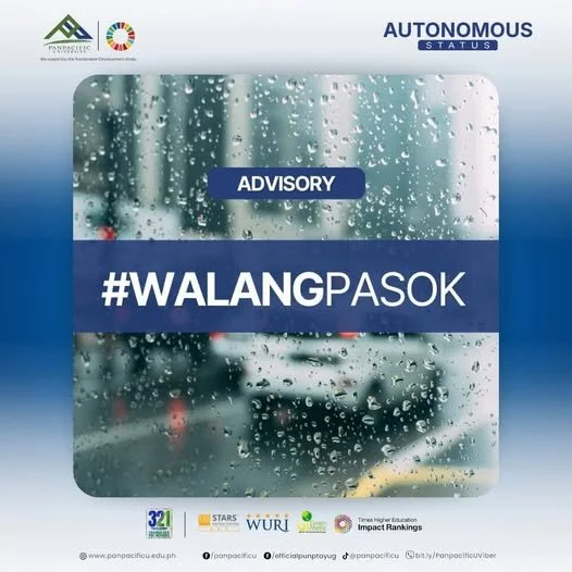 [ADVISORY] [WALANG PASOK]